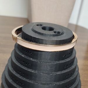 Adjustable Slim Bangle Bracelet Soft Pinkish